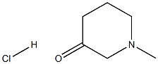 1-甲基哌啶-3-酮盐酸盐 结构式