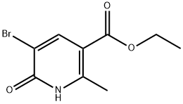 5-溴-6-羟基-2-甲基烟酸乙酯 结构式