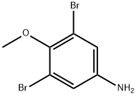 3,5-二溴-4-甲氧基苯胺 结构式