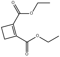 diethyl cyclobut-1-ene-1,2-dicarboxylate 结构式