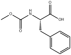 (S)-2-(MethoxycarbonylaMino)-3-phenylpropanoic acid 结构式