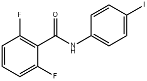 BenzaMide, 2,6-difluoro-N-(4-iodophenyl) 结构式