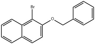 2-(苄氧基)-1-溴萘 结构式