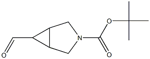 外向-3-BOC-6-甲酰基-3-氮杂双环[3.1.0]己烷 结构式