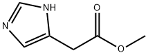 咪唑-4-乙酸甲酯 结构式