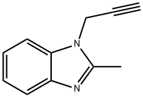 2-甲基-1-(丙-2-炔-1-基)-1H-苯并[D]咪唑 结构式