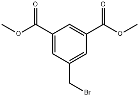5-溴甲基间苯二甲酸二甲酯 结构式