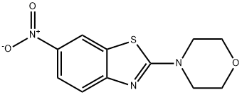 4-(6-硝基苯并[D]噻唑-2-基)吗啉 结构式