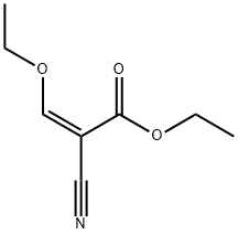 (Z)-2-氰基-3-乙氧基丙烯酸乙酯 结构式