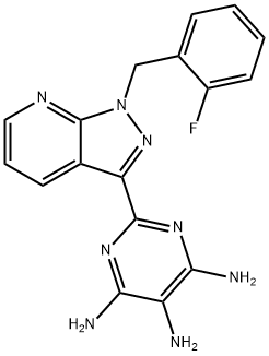 2-[1-[(2-氟苯基基)甲基]-1H-吡唑并[3 结构式