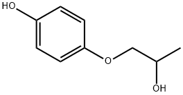 4-(2-羟基丙氧基)苯酚 结构式