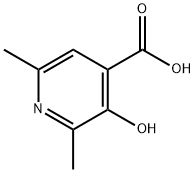 3-羟基-2,6-二甲基异烟酸 结构式