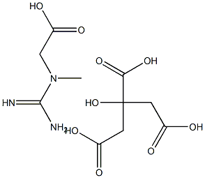 肌酸柠檬酸 结构式