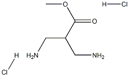 3-氨基-2-氨甲基丙酸甲酯二盐酸盐 结构式