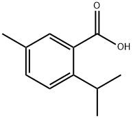 5-甲基-2-异丙基苯甲酸 结构式