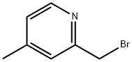 2-(溴甲基)-4-甲基吡啶 结构式