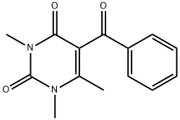 5-苯甲酰基-1,3,6-三甲基-2,4(1H,3H)- 嘧啶二酮 结构式