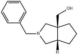 (2-benzyloctahydrocyclopenta[c]pyrrol-3a-yl)Methanol 结构式