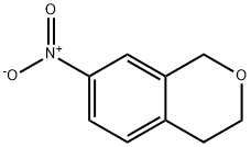 7-硝基3,4-二氢-1H-2-苯并吡喃 结构式