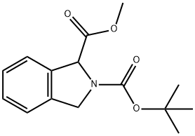 1-叔丁基2-甲基异吲哚啉-1,2-二羧酸酯 结构式