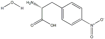 4-NITRO-D-PHENYLALANINE HYDRATE 结构式