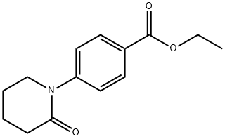 4-(2-氧代哌啶-1-基)苯甲酸乙酯 结构式