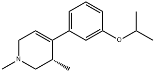 Pyridine, 1,2,3,6-tetrahydro-1,3-diMethyl-4-[3-(1-Methylethoxy)phenyl]-, (3S)- 结构式