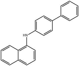 N-[1,1'-联苯]-4-基-1-萘胺 结构式