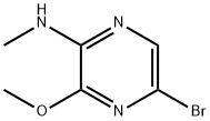 5-溴-3-甲氧基-N-甲基吡嗪-2-胺 结构式