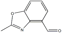 2-甲基苯并[D]恶唑-4-甲醛 结构式