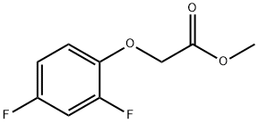 (2,4-Difluorophenoxy)acetic Acid Methyl Ester 结构式