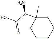 (ALPHAS)-ALPHA-氨基-1-甲基环己烷乙酸 结构式