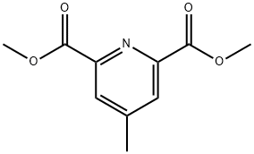 4-甲基吡啶-2,6-二甲酸二甲酯 结构式