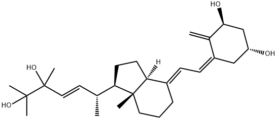 1ALPHA,24,25-三羟基维生素 D2 结构式