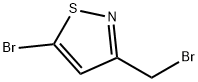 5-溴-3-(溴甲基)异噻唑 结构式