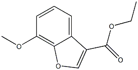 Ethyl 7-Methoxybenzofuran-3-carboxylate 结构式