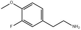 2-(3-氟-4-甲氧基苯基)乙-1-胺 结构式