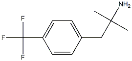 2-甲基-1-(4-(三氟甲基)苯基)丙-2-胺 结构式