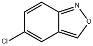 5-氯-2,1-苯并异恶唑 结构式