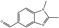 1,2-二甲基-1H-苯并咪唑-5-甲醛 结构式