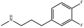 3,4-二氟-N-甲基-苯丙胺 结构式