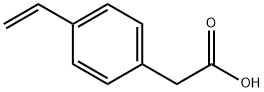 4-乙烯基苯乙酸 结构式