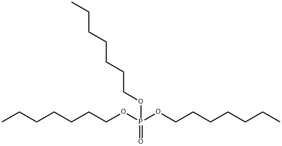 磷酸三庚基酯 结构式