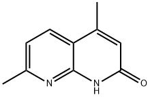 4,7-二甲基-1,8-萘啶-2(1H)-酮 结构式
