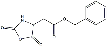 Benzyl (2,5-dioxo-1,3-oxazolidin-4-yl)acetate 结构式