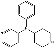 N-phenyl-N-(piperidin-4-yl)pyridin-3-aMine 结构式