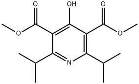 diMethyl 2,6-diisopropyl-4-hydroxy-3,5-pyridine-dicarboxylate 结构式