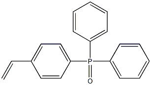 二苯基(4-乙烯基苯基)氧化膦 结构式