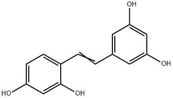 氧化白藜芦醇 结构式