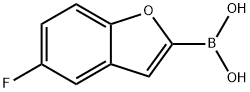 5-氟苯并呋喃-2-硼酸 结构式